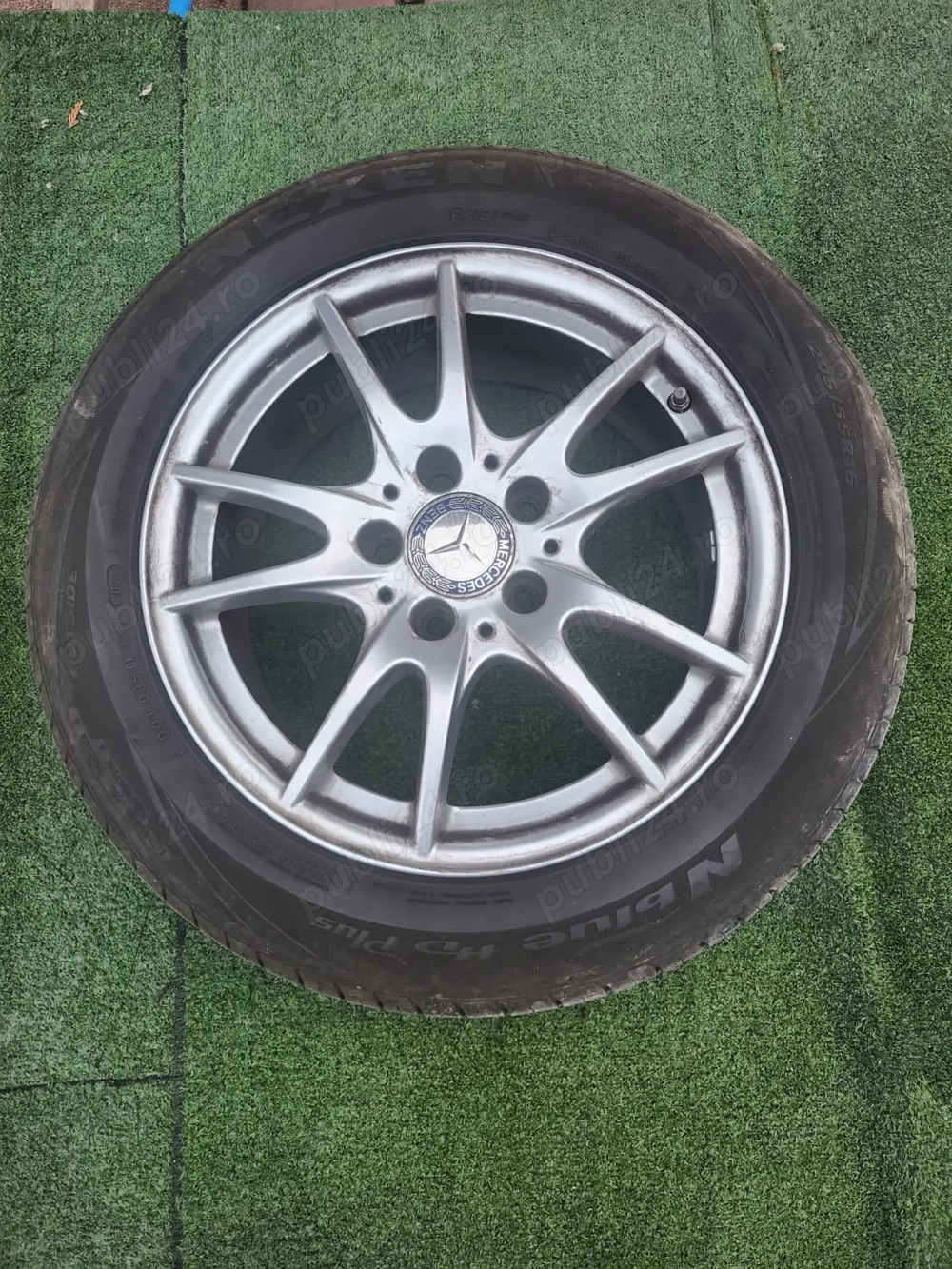 Vând jante aliaj  Mercedes originale +capace sigla mercede