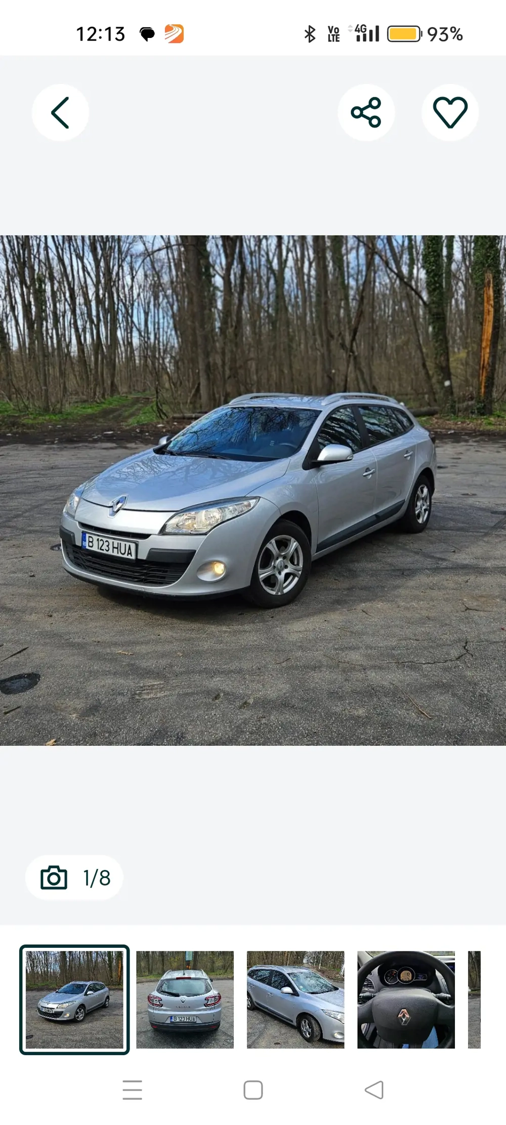 Renault Megane 1.5dci 110cp 2012 142000km