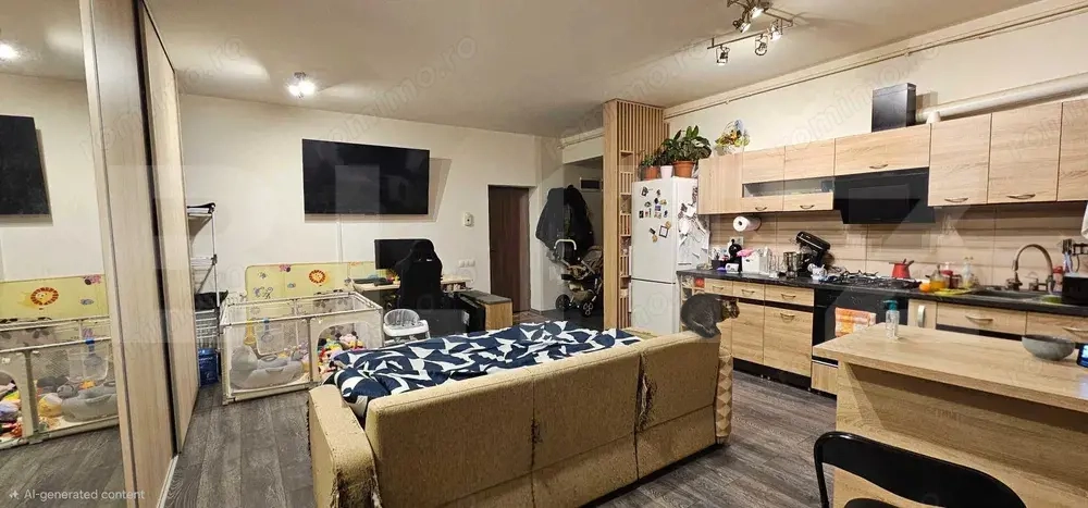 Apartament cu 2 camere, tip studio, modern, în zona Stupini - comision 0%