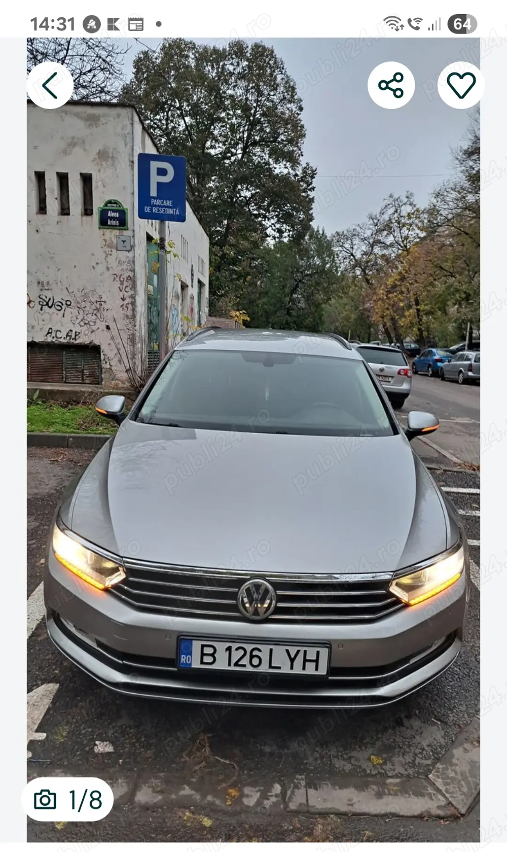 Vand Volkswagen passat primul proprietar