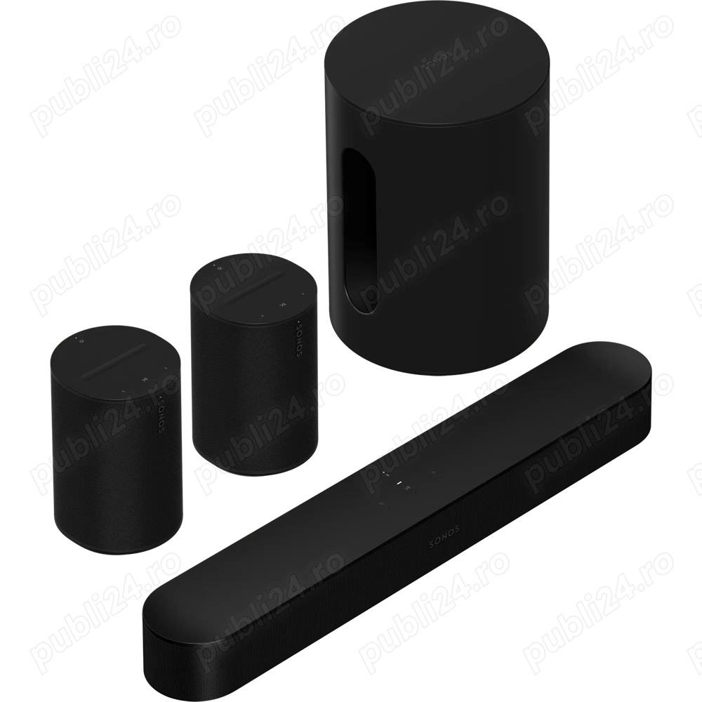 Set Home Theater SONOS - Beam (Gen 2) + Sub Mini + 2 boxe Era 100