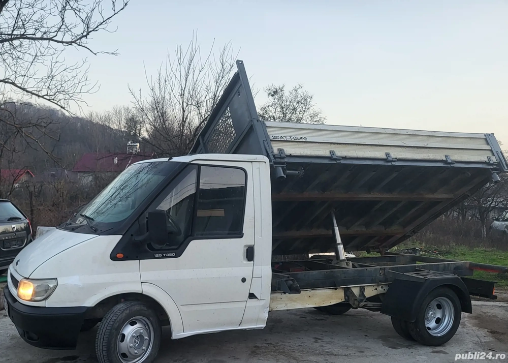 vand ford transit basculabil pe 3 parti motor 2.4 125 cp 