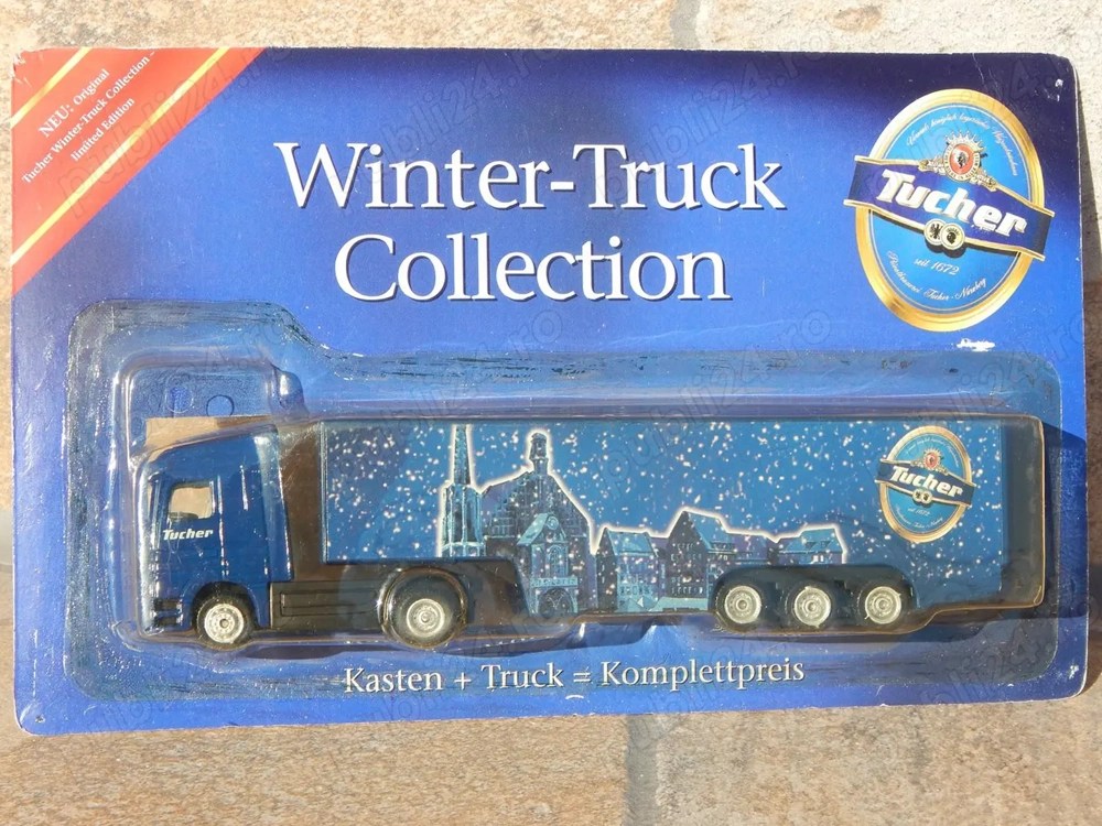 Macheta cap tractor camion Mercedes Actros bere Tucher sc 1:87