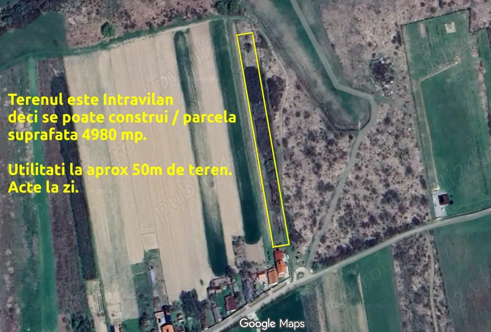 Vand teren intravilan 4980 mp in Uileacu de Munte