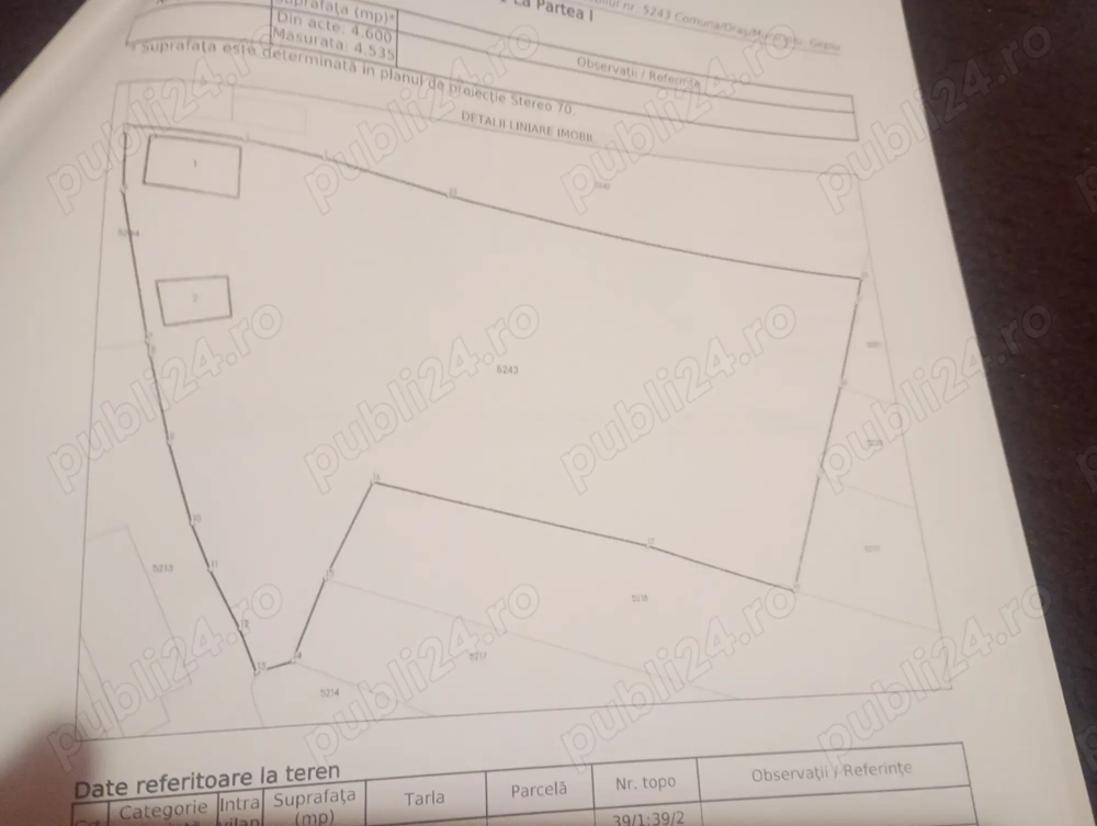 Vând teren intravilan