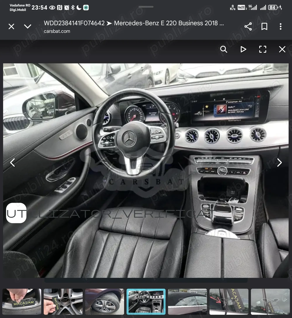 Vând Mercedes E coupe cabrio