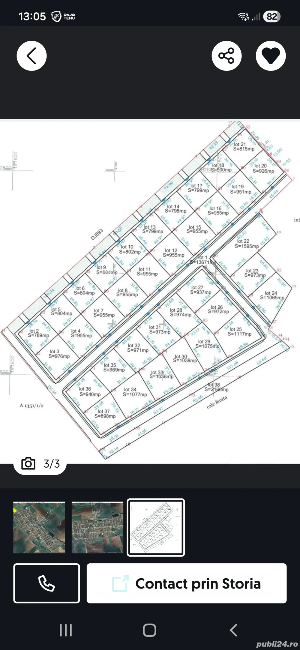 Vand teren intravilan in Peciu Nou