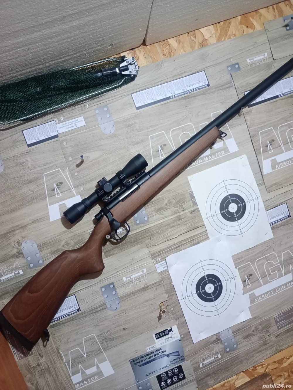 Pușcă aer comprimat airsoft 7 jouli