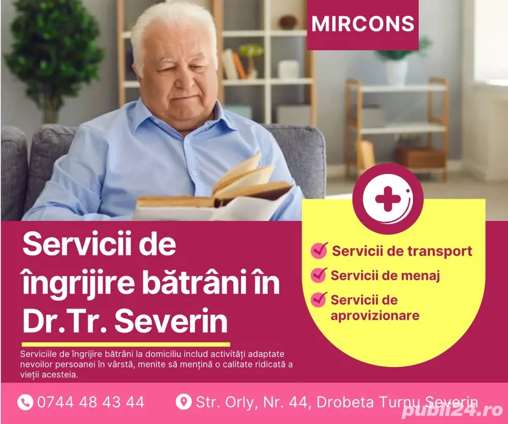 Ingrijire batrani la domiciliu !  