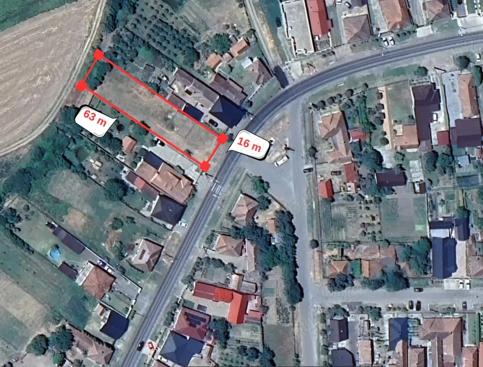 Teren cu fundație - Odoreu, STRADA REPUBLICII