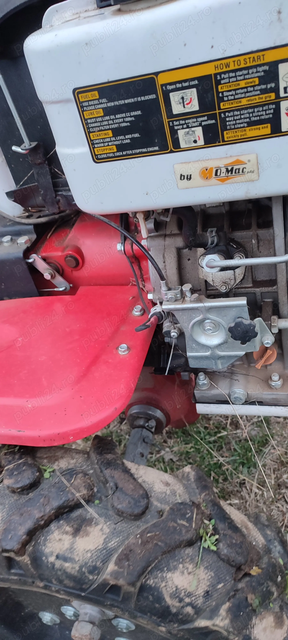 Motocultor loncin 10cai pe motorină