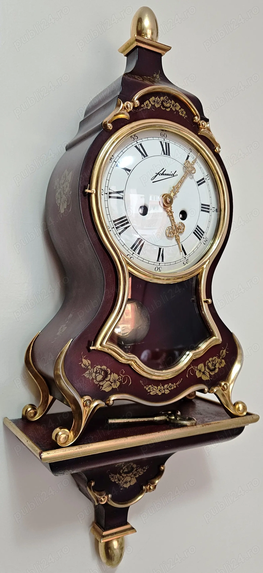 Ceas de semineu cu pendul Schmid 