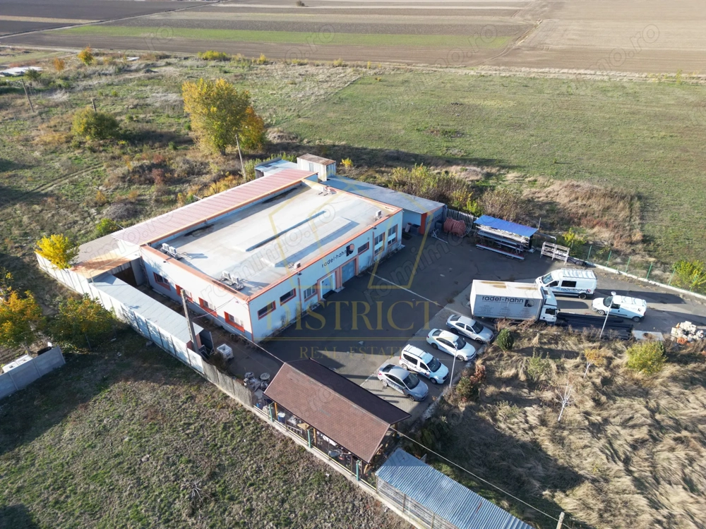 Hala industriala de 655mp + teren 5.838mp | Sag | Acces TIR |