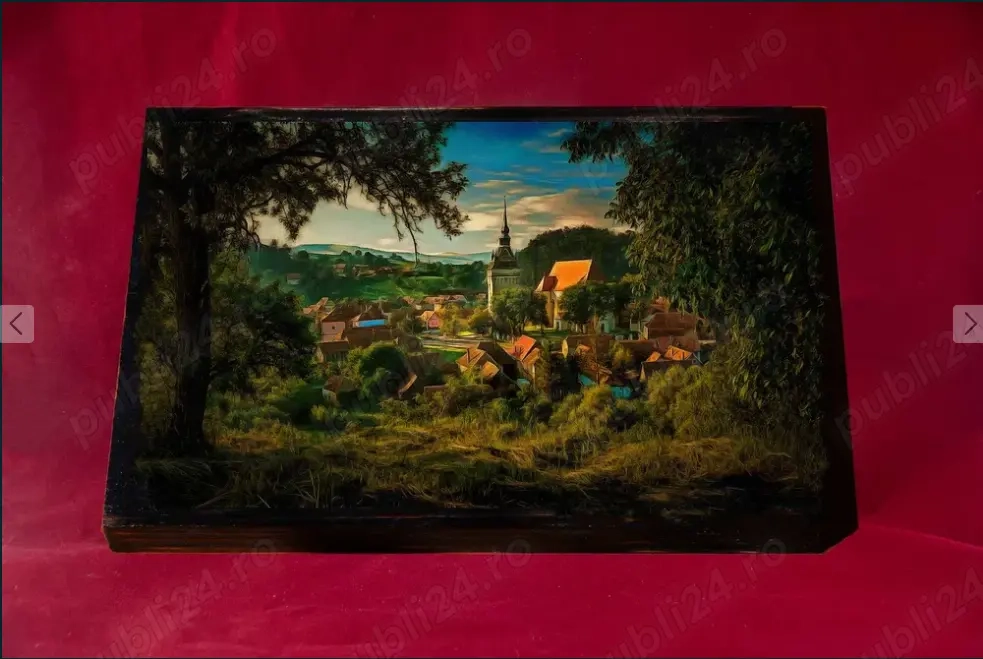 Tablou biserica fortificata Saschiz