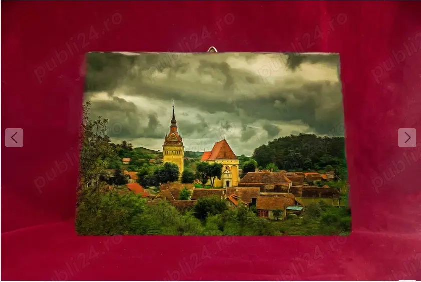 Tablou biserica fortificata Saschiz