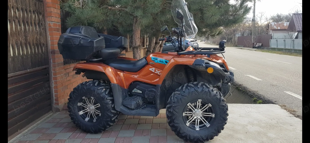 Cf moto  520 cu servo, 4x4 blocabil față si spate  separat