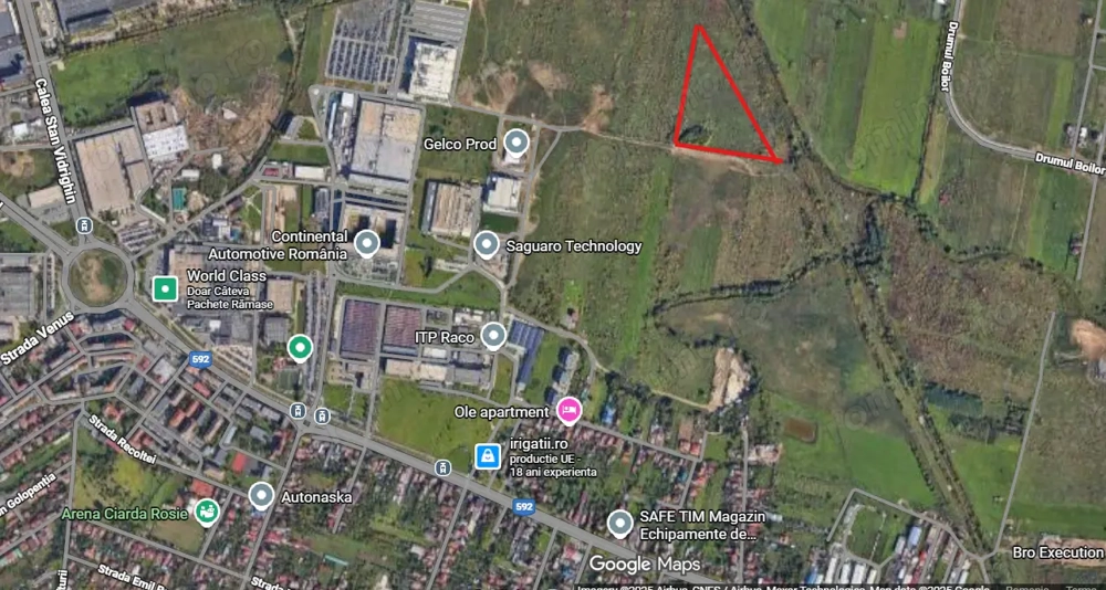 Vand teren 2500 MP Buziasului