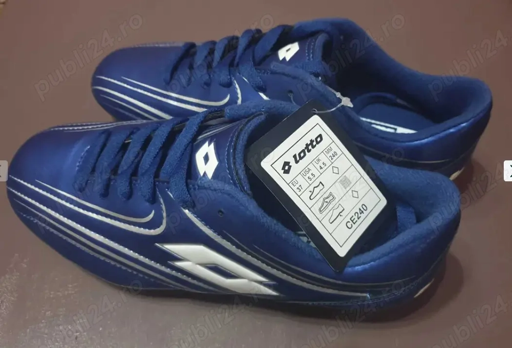 Ghete Fotbal Lotto Punto Flex, Shock-Off, marime 37, noi cu eticheta