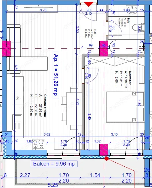 COMISION 0 !! Apartamente 1-3 camere, 37-60 mp, intermediar, garaj, zona Terra
