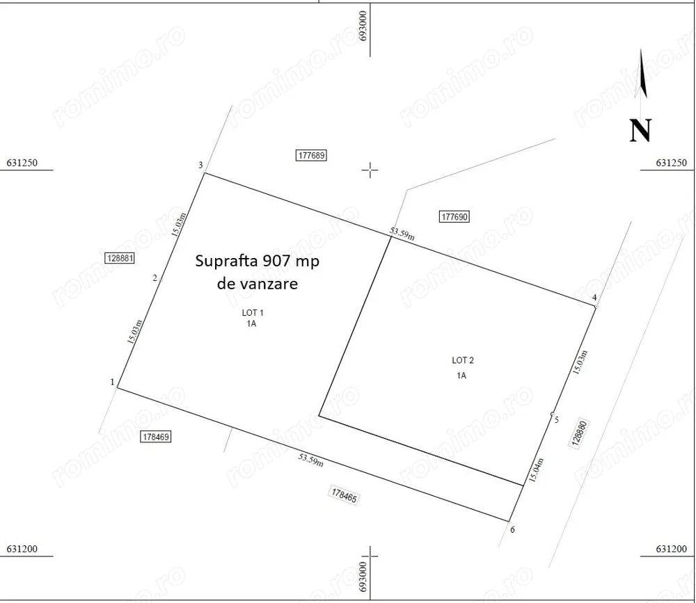 Teren 900 mp Galata - Strada Podisului