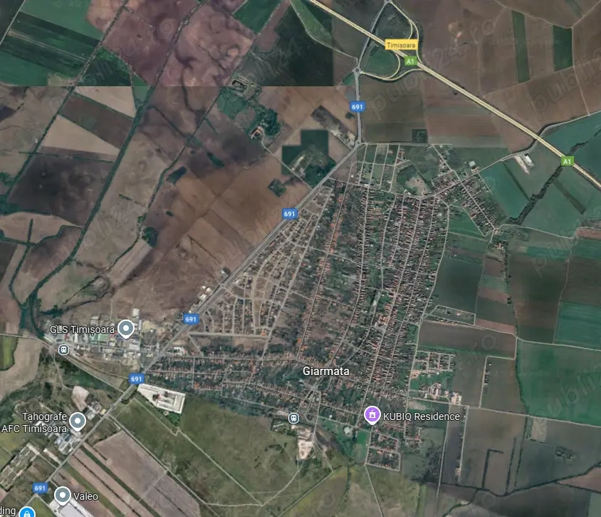 Teren 1.500mp, fs=14,59m, Giarmata, utilitati