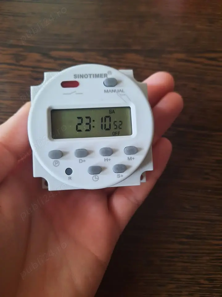 Termostat, temporizator