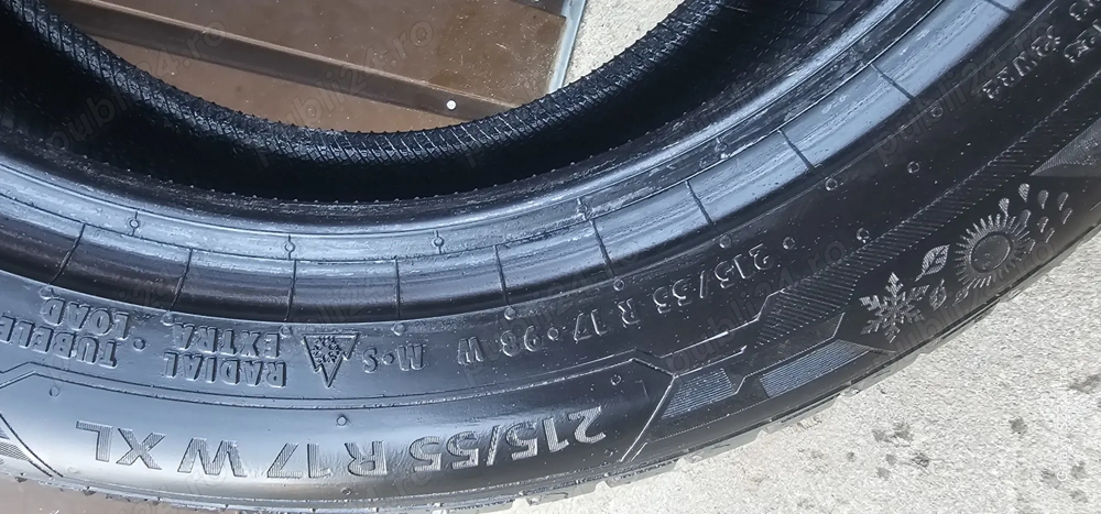 Vând 1 set Anvelope All Season Barum Quartaris 5 215 55R17 98W