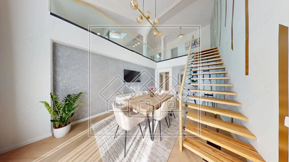 Penthouse 5 camere, 3 bai, mobilat si utilat, disp imd, TVA inclus