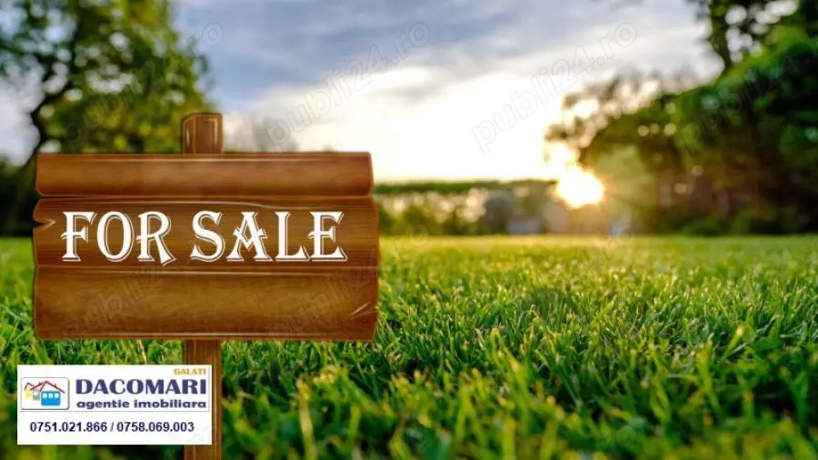 EXCLUSIVITATE Teren de vânzare, direct la DN! Fără comision pentru cumpărător!
