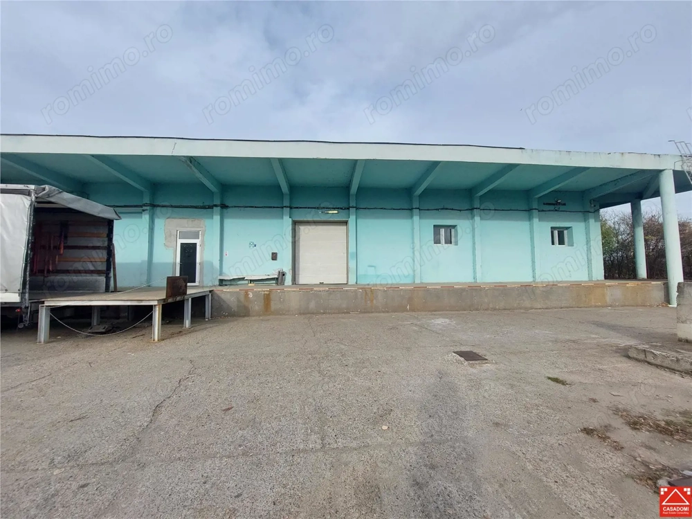 Hala cu rampa din beton, 410 mp sau 860 mp de inchiriat