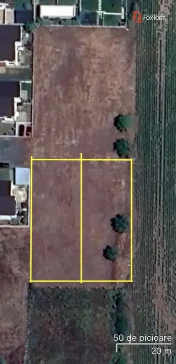 Teren de vanzare 721 mp Dumbravita 