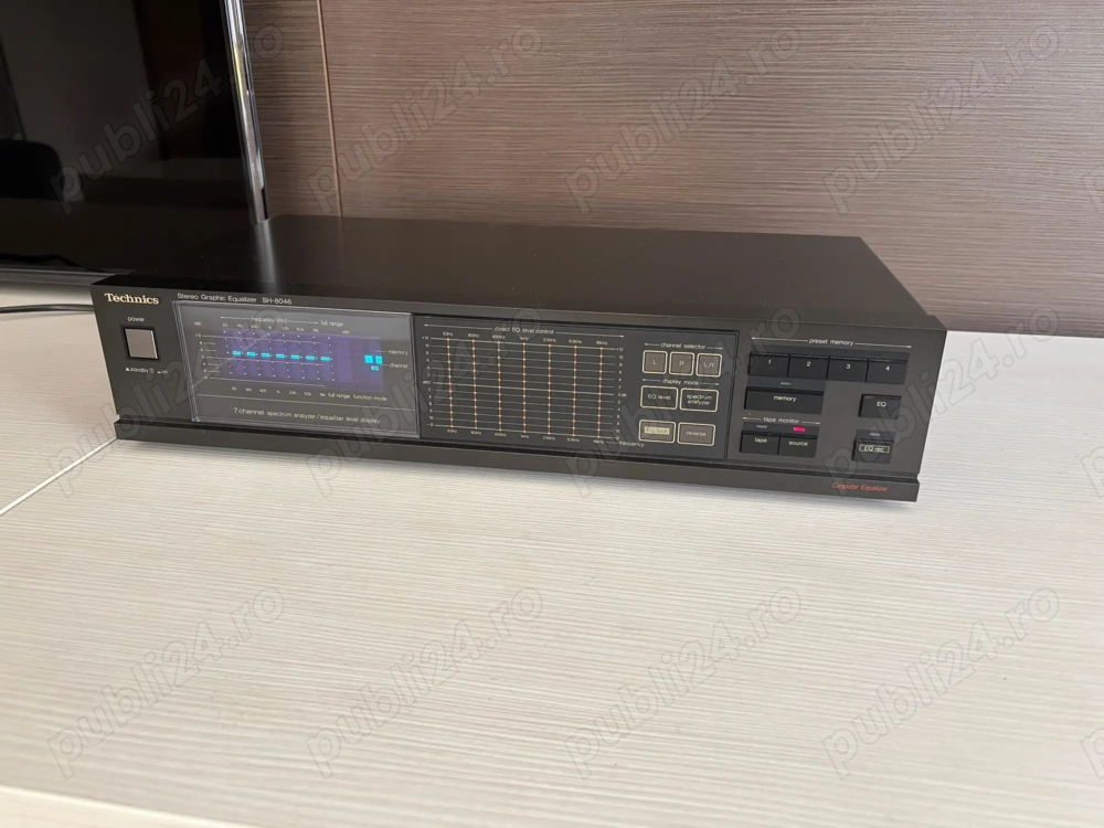 TECHNICS SH-8046 Stereo Graphic Equalizer Spectrum Analyzer 