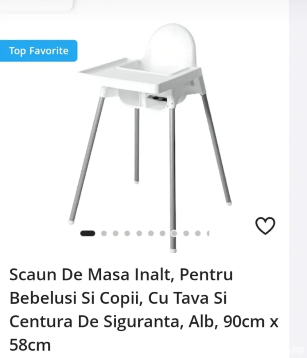 Scaun de masa bebelusi  copii
