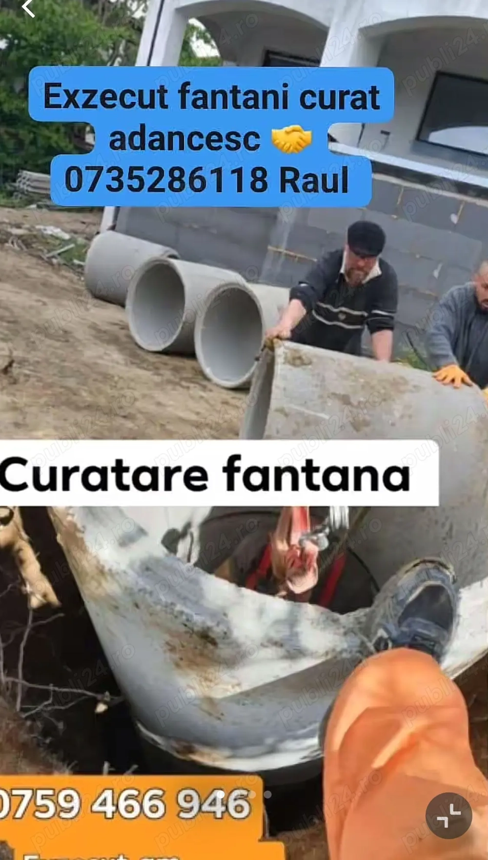 Curățim fântânii ,,,,