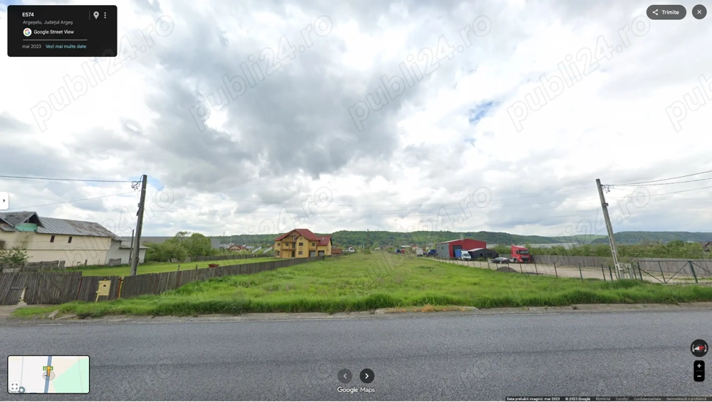 Teren stradal intravilan_Mărăcineni_DN73_E574