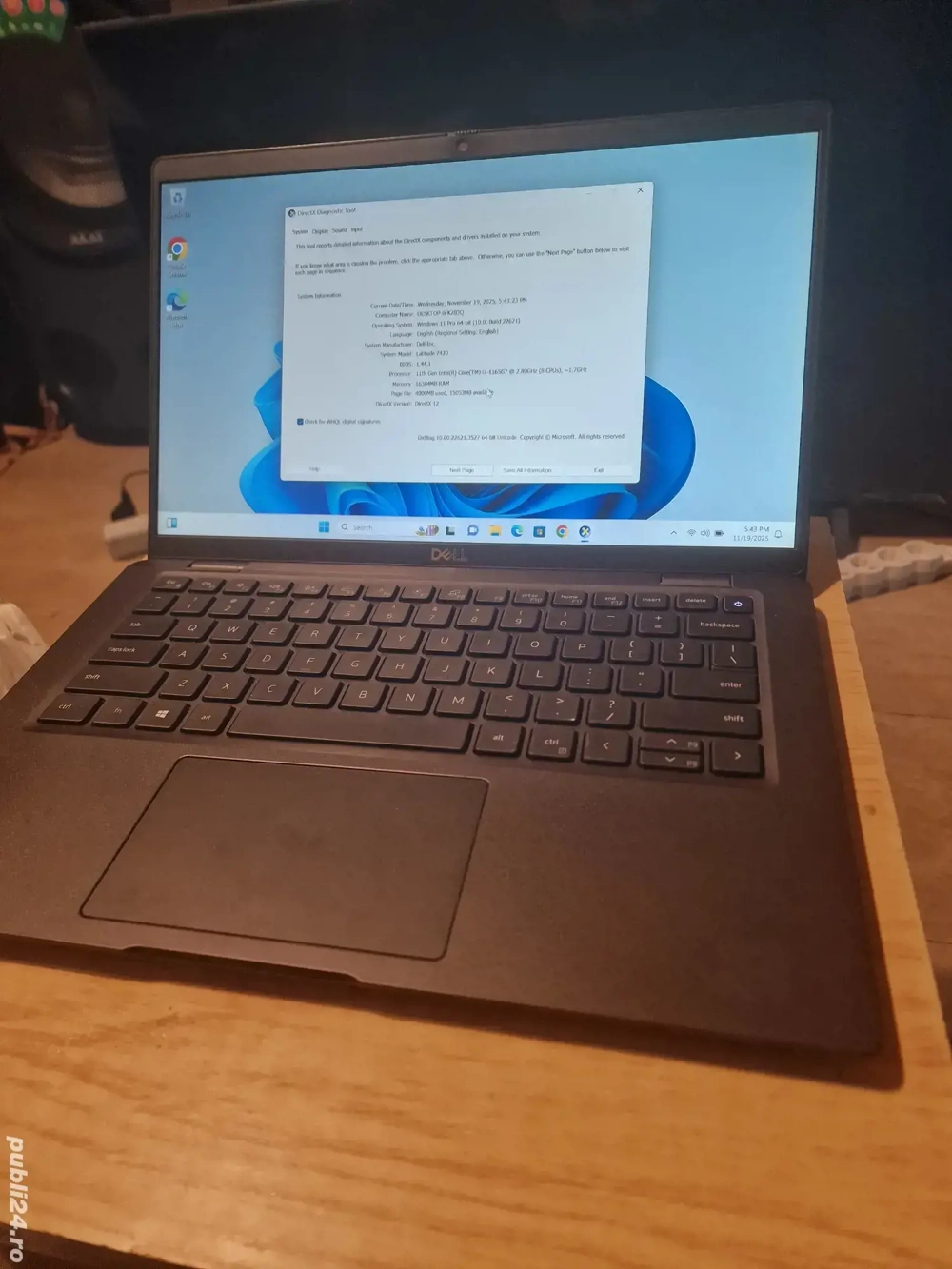 Laptop Dell Latitude 7420