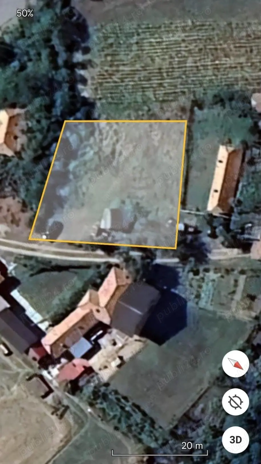 Vând teren intravilan construcții Comuna Galicea, Jud. Vâlcea 