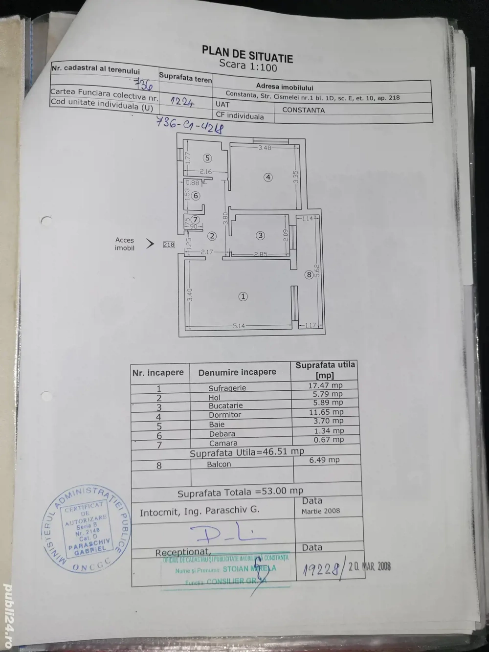 Apartament 2 camere , zona Cireșica ,  Confort 0
