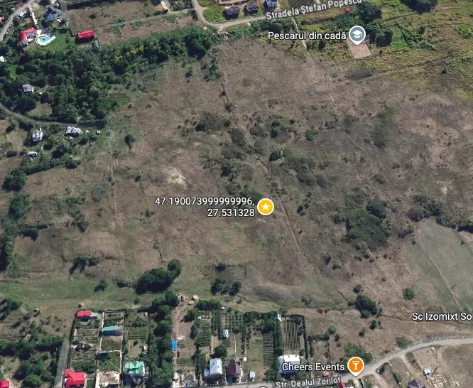 Vand teren Viticultori Dealu zorilor intravilan Iasi Copu Eos Gradina Botanica