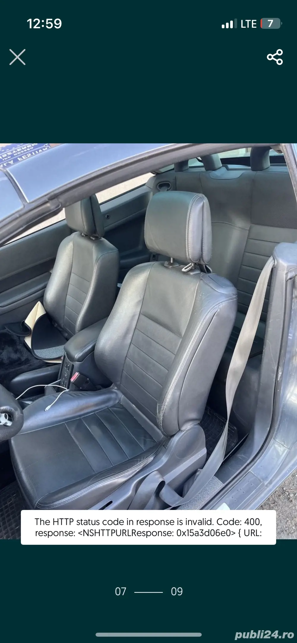 Vând renault megane cabrio 