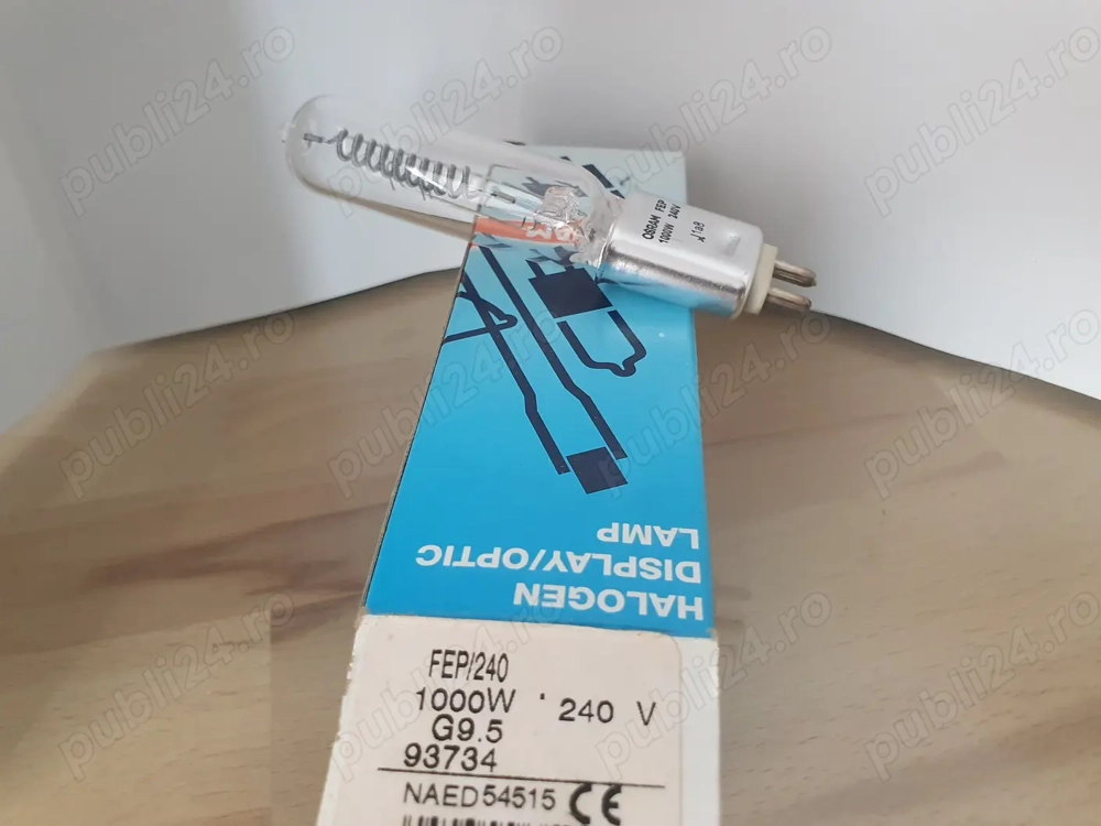 Bec proiector 1000W 240V G9,5 Osram 93734 FEP