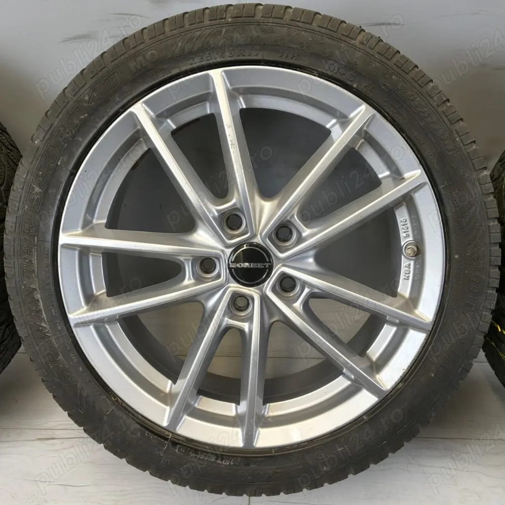 Roti/Jante VW 5x112 225/45 R17 Golf, Passat; Mercedes C, A; Skoda Audi