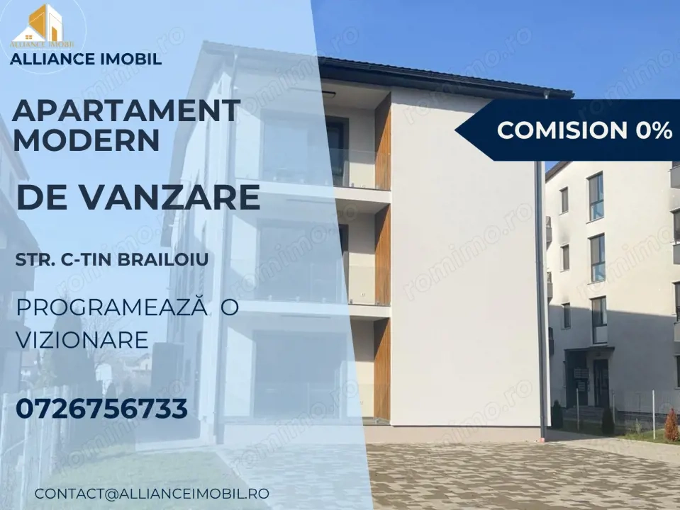 Apartament Nou 3 Camere -Fără Comision