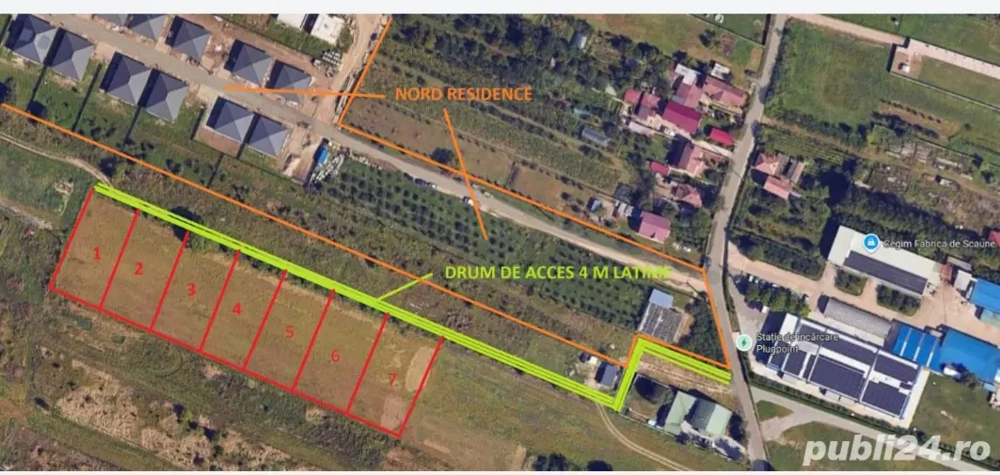 teren intravilan 500mp Bujoreni