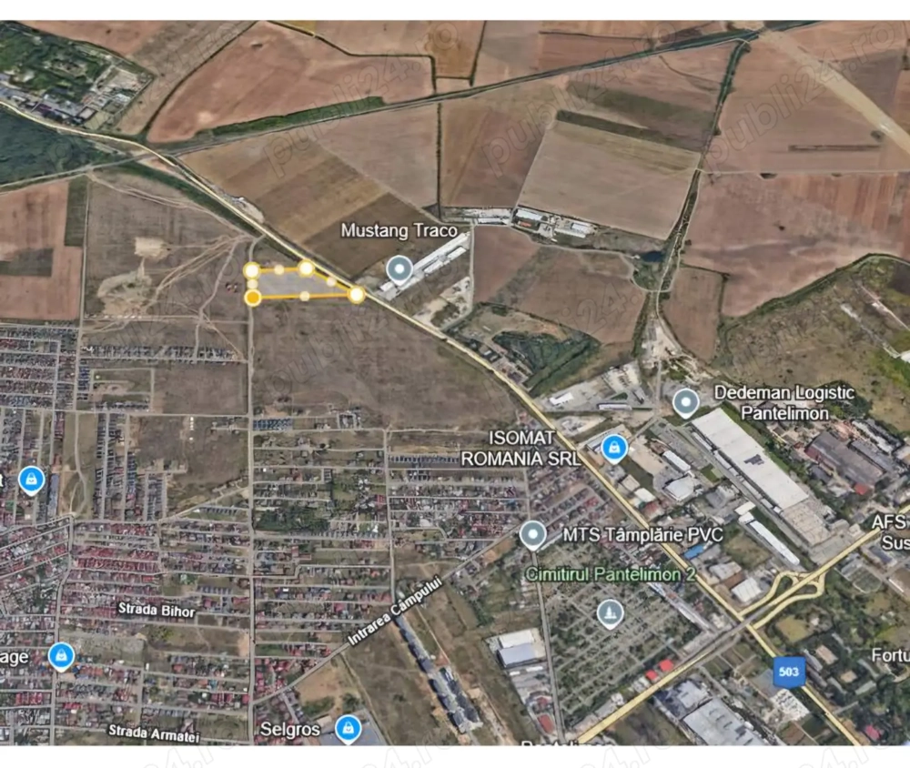 Pantelimon -Racoalei 1907 vanzare teren