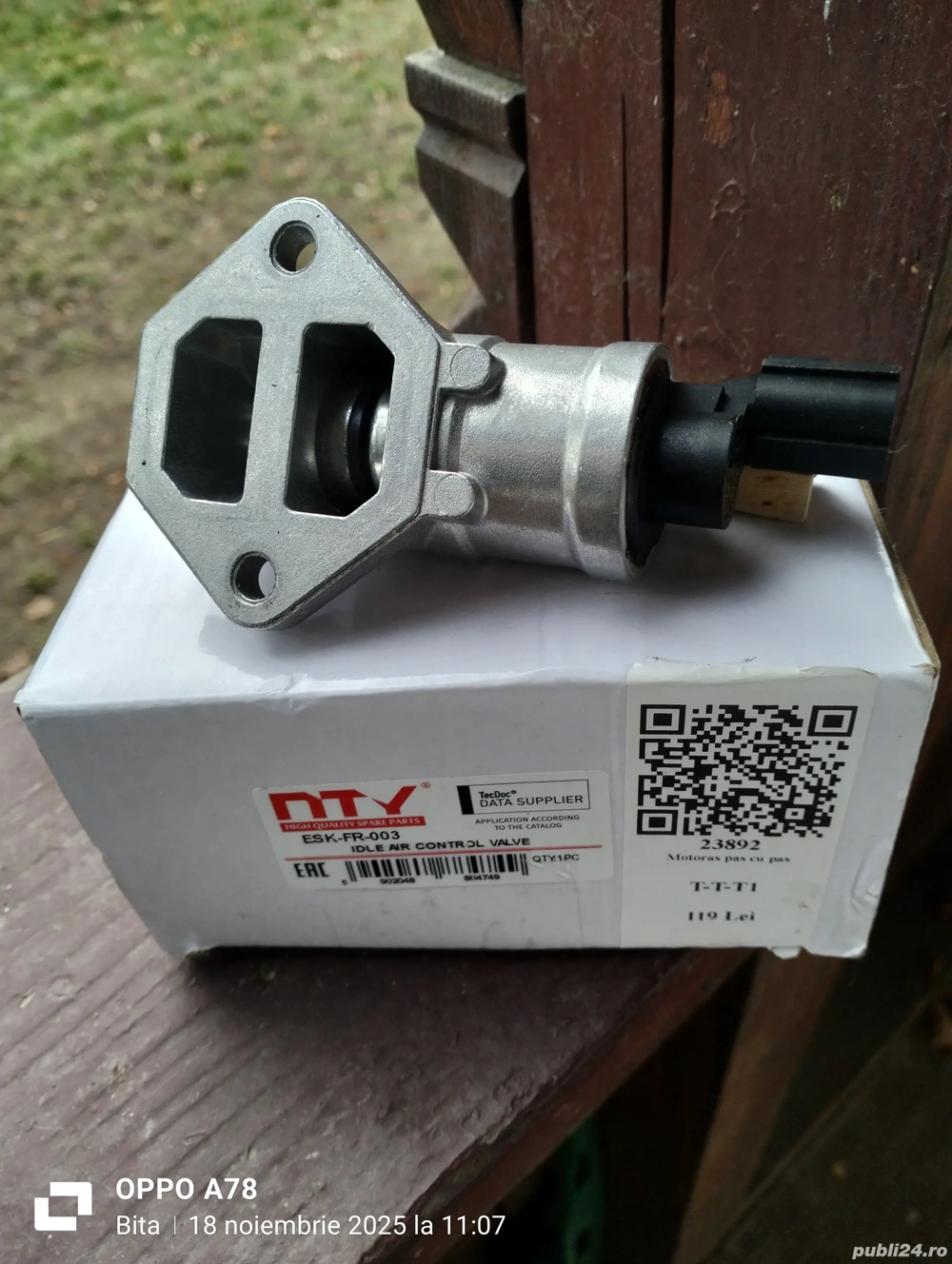 Supapă reglaj relanti și admisie aer pentru Ford focus, fiesta, Mondeo, Tranzit 