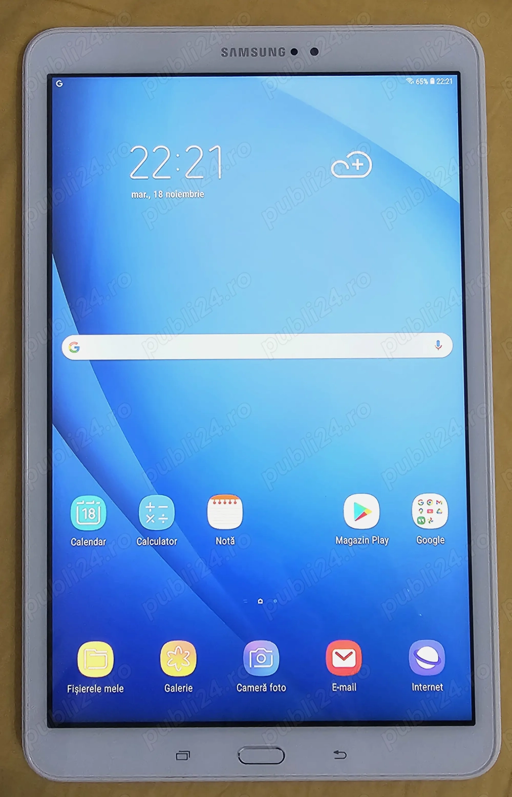 Vand tableta Samsung Galaxy