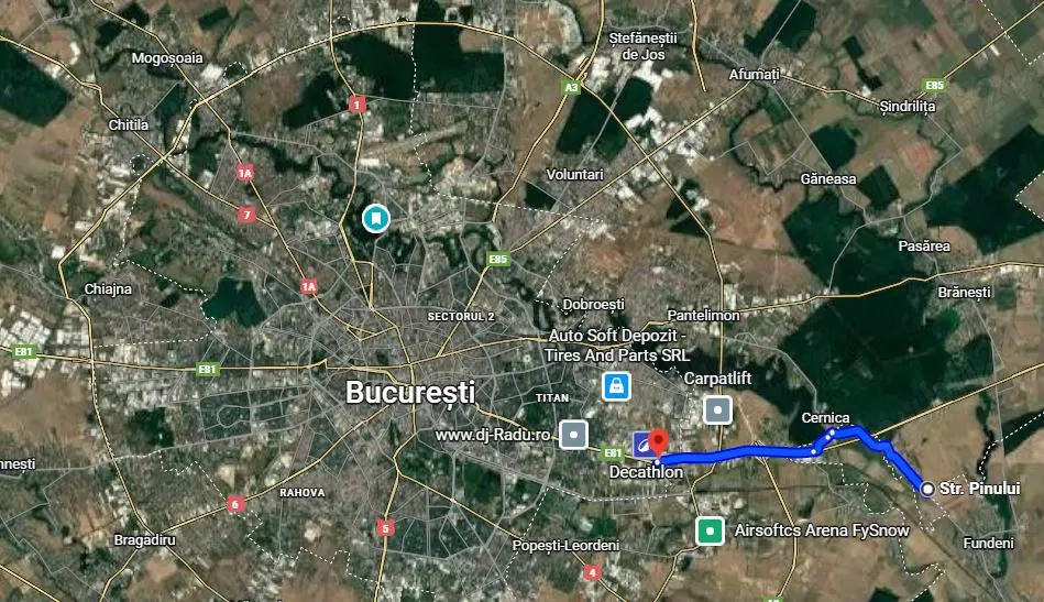 Vand teren intravilan, 972 m, comuna Cernica, sat Tanganu strada Pinului