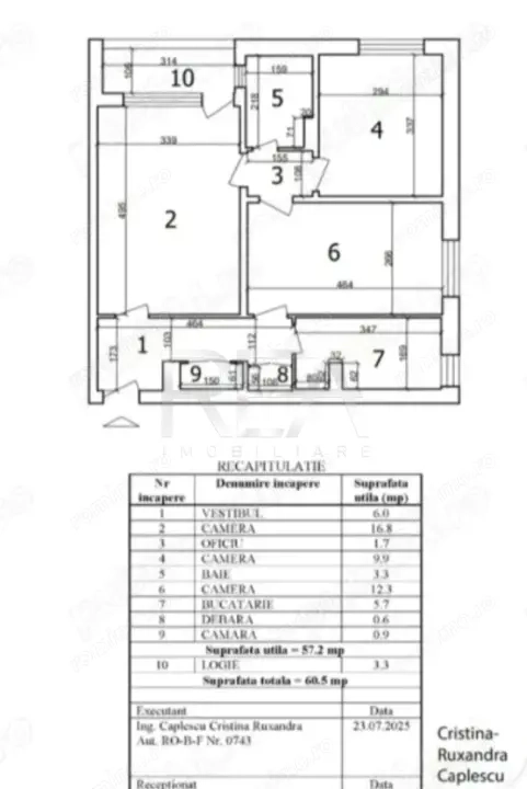 Apartament 3 camere, et 6/10- Favorit, Drumul Taberei