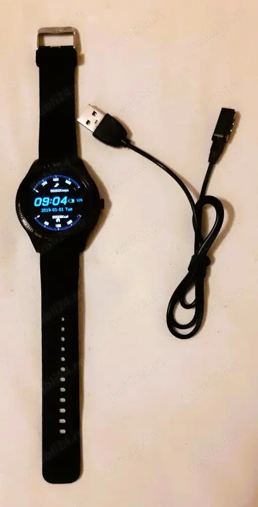 Ceas smarwatch L-9 negru